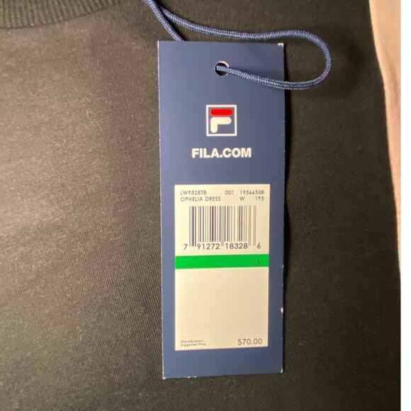 Fila XLarge Womens - Ophelia Black/Gray/Pink Dress - NWT - Picture 3 of 8